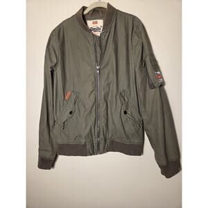 Men's Superdry Jacket Rookie Edition JPN Military Issue Sz L Army Green